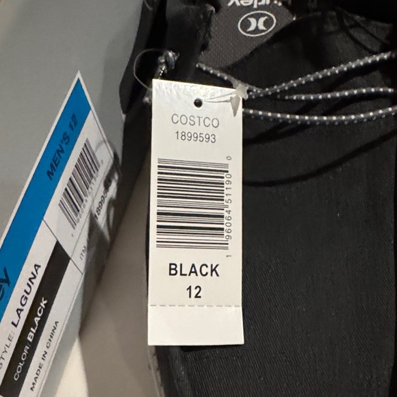 Hurley Men's Black Canvas Slip-On Loafers - Picture 4 of 9